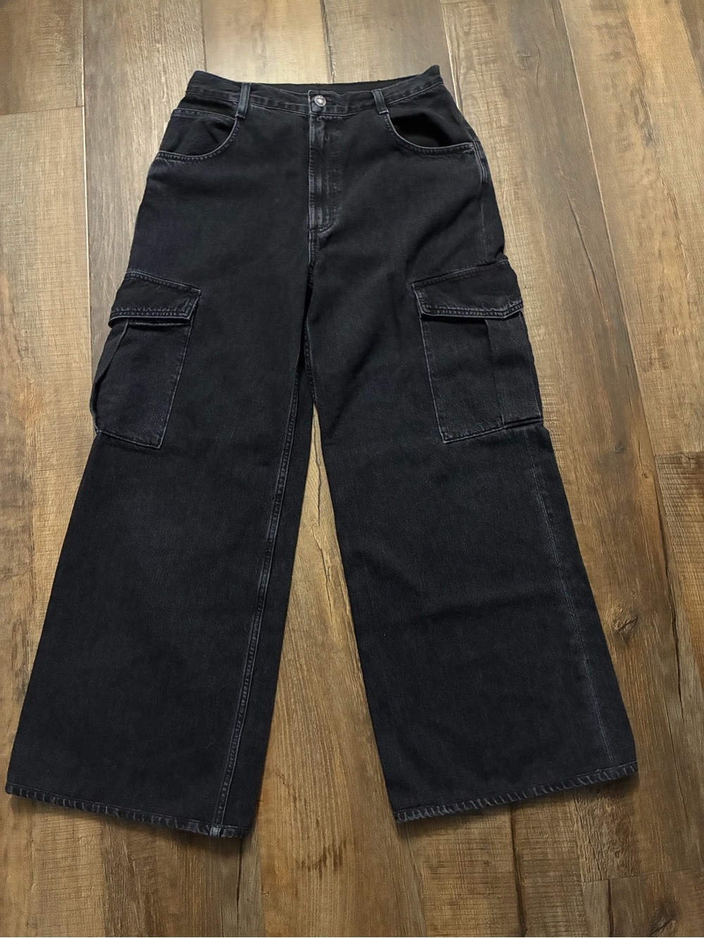 Agolde Minka Wide-Leg Cargo Jeans